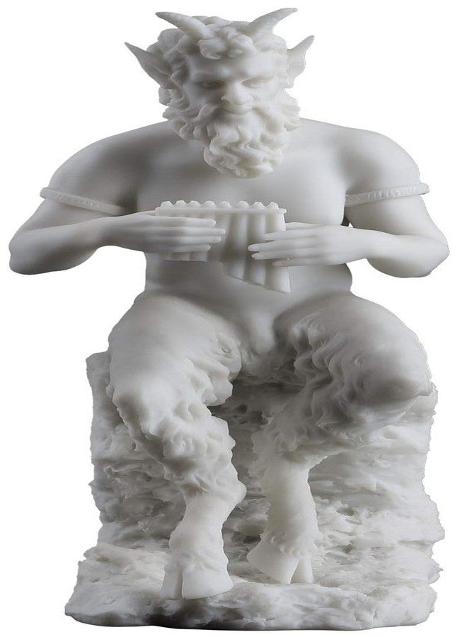 JFSM INC. Pan Playing Flute on Rock Statue - Greek God of The Wild and Nature - Image 1